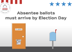 REMINDER - RETURN YOUR PARTISAN PRIMARY ABSENTEE BALLOT BY AUGUST 11, 2026